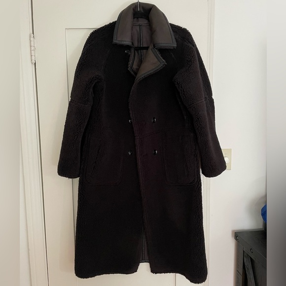 Zara Double-Faced Reversible Coat - Picture 7 of 9